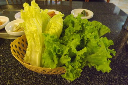 ＬＡカルビに付く野菜